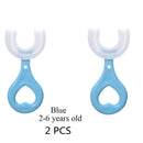 Baby Toothbrush Children 360 Degree U-shaped Child Toothbrush Teethers Baby Brush Silicone Kids Teeth Oral Care Cleaning