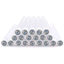 20Pcs Reusable Eyebrow Brush Tube Dust-Proof Eyelash Brush Tube Replaceable Makeup Brushes Mascara with New Eyelash Resin Drill