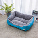 Dog Bed Fleece Pet Winter Warm Mat Kennel Cotton Mat Dog Thicken mattress Puppy Soft Pet cushion Waterproof Bottom Cozy sofa Bed