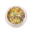 1Pcs Glitter Glam Eye Sparkly Glitter Hair Shimmer Gel Flash Heart Loose Sequins Glitter Eyeshadow Party Face Body Decoration