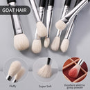 BEILI Black 10-19Pcs Makeup Brushes Natural Hair Eyeshadow Blending Eyeliner Makeup Brush Set Shader Eyebrow brochas maquillaje