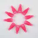 10 Pcs Plastic Nail Clip Nail Art Gel Polish Remover Soak Off Cleaner Cap Clip 8 Colours