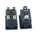 1PCS KCD1 Mini Black 3 Pin / 6 pin On/Off/On Rocker Switch AC 6A/250V10A/125V