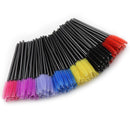 50/5Pcs Eyelash Extension Disposable Makeup Eyebrow Brush Mascara Stick Applicator Eyelashes Crystal Eyelash Brush Tool