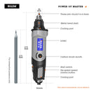 HILDA Electric Drill Mini Engraver Rotary Tool 400W Mini Drill 6 Position Rotary Tools Mini Grinding Machine
