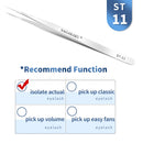 NAGARAKU Eyelash Extension Tweezers Makeup Stainless Steel Non-magnetic Pincet Volume Eyelash Tweezers 3D accurate