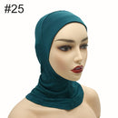 Under Scarf Hijab Cap Muslim Women Veil Turban For Women Muslim Fashion Islam Inner Cap Hijab Jersey Underscaf Caps Hat Ladies