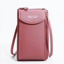 Fashion Cellphone Shoulder Bag Women PU Leather Crossbody Bag 2022 New Handbag Card Holder Messenger Bag Flap Wallet