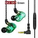 Original QKZ AK6 Copper Driver HiFi Wired Earphone Sport Running Headphones Bass Stereo Headset Music Earbuds fone de ouvido