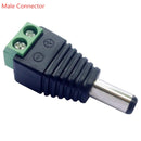 Male Female DC Connector 2.1mm*2.5mm Power Jack Adapter Plug For LED Strip Light CCTV Router Camera Home Applicance
