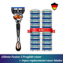 Safety Razor Gillette Fusion 5 Proglide Straight Shaver For Men Shaving Machine With Blades Shave Cassettes For Beard Shavette