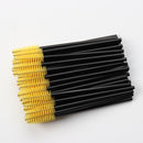 50 Pcs Disposable Crystal Eyelash brush Mascara Wands Applicator Diamond Eye Lash brushes Eyelash Extension women Makeup tools