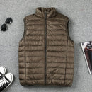 Winter Men Duck Down Vest 2021 Coat Ultralight Sleeveless Puffer Vest Jacket ultra thin warm lightweight down jacket Waistcoat