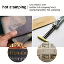 Customized LOGO Leather stamp Copper Brass Wood Paper Skin Bread Cake Die Heating Emboss Mold Letter Metal Stamp Brand iron skin