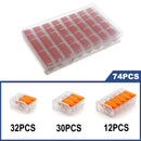 0.4-6.0mm 30/50/100 Pieces & SET Mini Fast Universal Wire Connector Easy Quick Wiring Car & Solar Energy Terminals