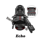 DISNEY ARC Clone Troopers Building Blocks LUKE Skywalker Mandalorians Boba Fett Palpatine Yoda R2D2 Bricks Action Figures Toys