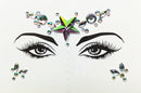 3D Sexy face tattoo stickers Temporary tattoos glitter fake tattoo rhinestones for woman Party face Jewels tatoo