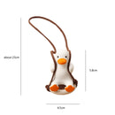 Gypsum Cute Anime Car Accessorie Swing Duck Pendant Auto Rearview Mirror Ornaments Birthday Gift Auto Decoraction Car Fragrance