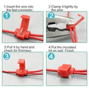 10PCS/20PCS Wire Connector Scotch Lock Snap AWG22-10 Without Breaking Cable Insulated Crimp Quick Splice Electrical Terminals