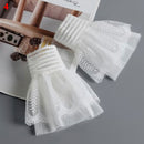 New Fake sleeves autumn winter wild sweater decorative sleeves pleated wrist Pleated organ fake sleeves universal fake cuff
