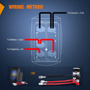 1PC 24V 20A Car Boat Rocker Switch 12V Waterproof Lighted Rocker Toggle Switch ON Off 5 Pin For Marine ATV RZR RV Auto Truck
