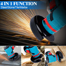 12V 500W Mini Brushless Angle Grinder with Rechargeable Lithium Battery Cordless Polishing Machine Diamond Cutting Power Tool