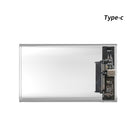 TISHRIC Transparent HDD Case USB 3.0 Type C For SSD External Hard Disk Drive HDD Box/Enclosure 2.5 HD Optibay SATA to USB 6Gbps