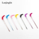 5/50pcs Disposable Brush Crystal Eyelash/Eyebrow Makeup Brush Diamond Handle Mascara Wands Eyelash Extension Tool maquiagem