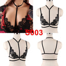 Pentagram Harness For Women Cheapest Garter Belt Erotic Goth Accessories Bondage Cupless Bra Festival Clothes Rave Sexy Lingerie