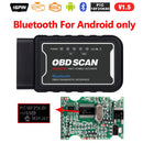 ELM327 OBD2 Scanner V1.5 PIC18F25K80 BT/WIFI Car Diagnostic Tools Auto ELM 327 OBDII Code Reader Work Android/IOS/Windows 12V