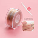 600Pcs/box Big Eyelid Tape Sticker Double Fold Self Adhesive Eyelid Tape Stickers S/L Makeup Clear Beige Invisible Tool