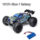 Rc Cars Off Road 4WD with LED Headlight,1/16 Scale Rock Crawler 4WD 2.4G 50KM High Speed Drift Remote Control Monster Truck Toys