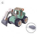 Creative Minuature Truck Loading Unloading Plastic DIY Truck ToyAssembly Engineering Car Set Kids Educational Toy For Boy Gifts