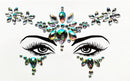 3D Sexy face tattoo stickers Temporary tattoos glitter fake tattoo rhinestones for woman Party face Jewels tatoo