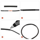 164pcs/Set Polyolefin Shrinking Assorted Heat Shrink Tube Wire Cable Insulated Sleeving Tubing Set 2:1