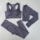 2/3/4pcs Seamless Yoga Set Women Gym Clothes Sportswear Yoga Suits for Fitness Gym Set Underwear Tracksuits Leggings Sports Bra