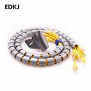8/10/15/20/25mm 1m Line Organizer Pipe Protection Spiral Wrap Winding Cable Wire Protector Cover Tube(without wire-finder)