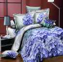 Home textiles cotton Leopard grain rose 3D bedding sets King size 4 Pcs of duvet cover bed sheet pillowcase bedclothes