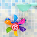 Baby Bath Toys Colorful Waterwheel Bathing Sucker Bathtub Water Spray Play Set Shower Sprinkler Toy For Kids Toddler Children