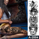 sexy tattoo stockings thigh leg temporary tatoos for women girls body stickers flowers peonies carp fish dragon snake tattoo big