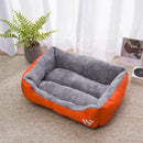 Dog Bed Fleece Pet Winter Warm Mat Kennel Cotton Mat Dog Thicken mattress Puppy Soft Pet cushion Waterproof Bottom Cozy sofa Bed