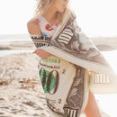 Fashion One Hundred Dollar USA Bill Decorative Beach Towel Printed Bath Towel For Beach Swimming Pool Sunbathing Blanket Decor