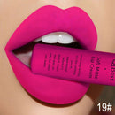 QIBEST Brand 34 Colors Liquid Lipstick Waterproof Matte Nude Lipstick Pigment Red Long Lasting Lip Gloss Women Makeup Lipgloss