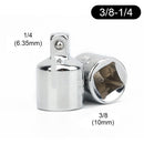 1/4" 3/8" 1/2" Ratchet Wrench Adapter Chrome Vanadium Steel Sleeve Adapter Drive Socket Converter Wrench-sleeve Joint Converter