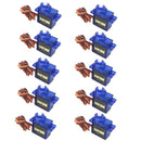 2/4/5/10/20 pcs servos 9g SG90 For RC Planes Fixed wing Aircraft model telecontrol aircraft Parts Toy motor 450 Helicoper mg90s