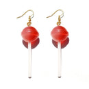 Earring For Women Resin Lollipop Drop Earrings Children Jewelry Custom Made Handmade Cute Girls Cotton Candy Gift