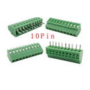 2.54mm/0.1" Pitch PCB Screw Terminal Block Connector 2P 3P 4P 5P 6P 7P 8P 9P 10P 12P 16Pin Terminals 150V 6A for 26-18AWG Cable