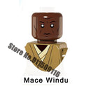 Disney Luke Skywalker Ahsoka Tano Building Block Yoda Obi-Wan Kenobi Sith Kylo Ren Count Dooku Starkiller Brick Figure Toy