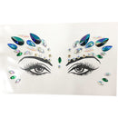 3D Sexy face tattoo stickers Temporary tattoos glitter fake tattoo rhinestones for woman Party face Jewels tatoo