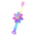 Octopus Spinning Pop Fidget Spinner Figet Toys Anti Stress Pops Wristband Light Bracelet Kawaii Push Bubble Kids Christmas Gifts